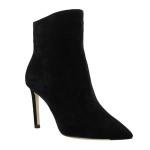 Jimmy Choo Helaine Black Suede Ankle Boots